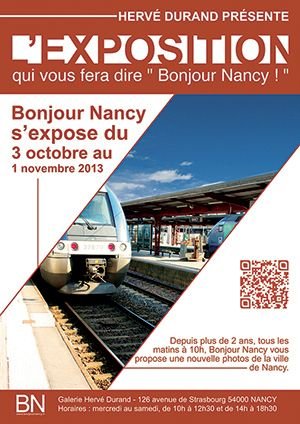 Affiche Exposition Bonjour Nancy - octobre 2013
