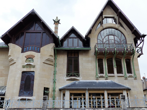 Ville de Nancy - Les trois toits de la Villa Majorelle
