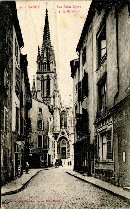 Ville de Nancy - Carte postale de la rue Saint-Epvre