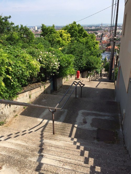 Ville de Nancy - Les escaliers de la cure d'air