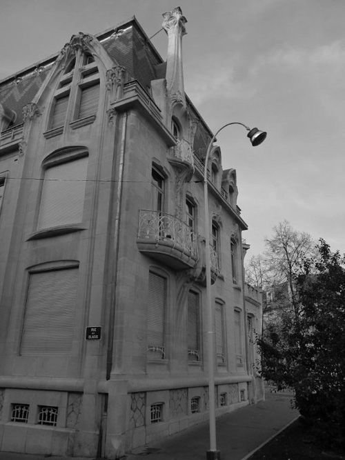 Ville de Nancy Façade Art nouveau