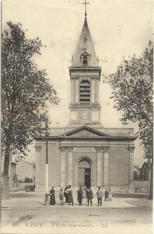 Ville de Nancy - Carte postalede l'église Saint-Georges