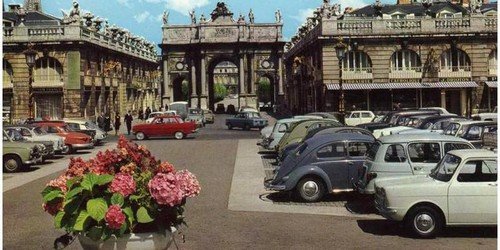 Ville de Nancy - La place Stanislas dans les années 1960