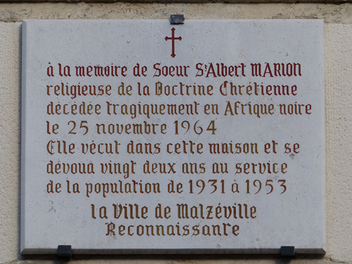 Ville de Malzéville - Plaque commémorative #GrandNancy