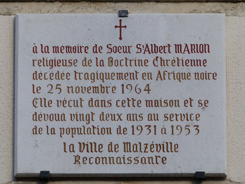 Ville de Malzéville - Plaque commémorative #GrandNancy