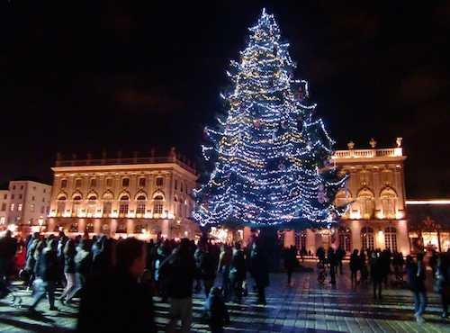 Ville de Nancy - Le sapin de Noël de la Place Stanislas