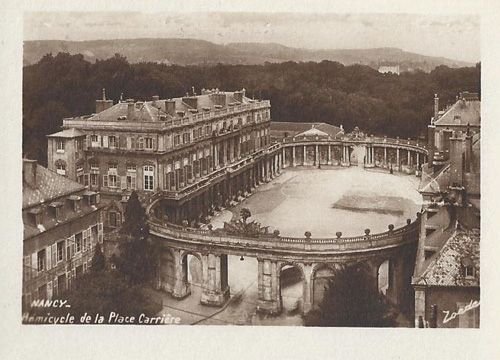 Ville de Nancy version sépia