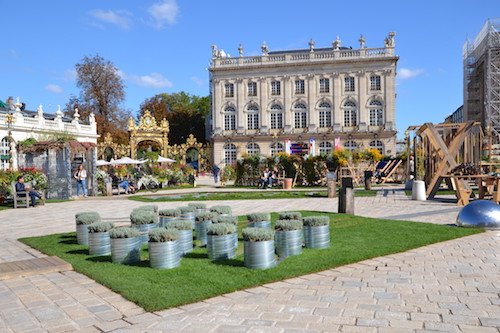 Le jardin connecté - Jardin Ephém&eagrave;re sur la Place Stanislas